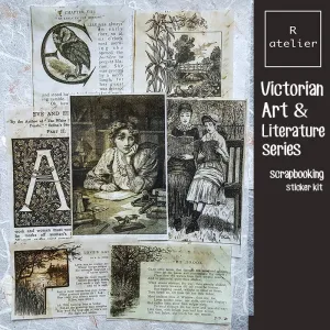 Victorian Art & Literature Series | Scrapbooking Washi Stickers