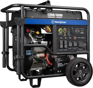 Westinghouse WGen12000c Generator 12000W/15000W 50 Amp Remote Start Gas with CO Sensor New