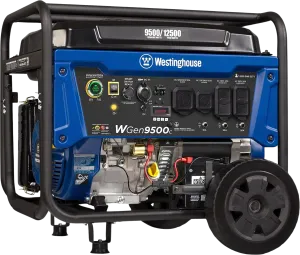 Westinghouse WGen9500c Generator 9500W/12500W 50 Amp Remote Start Gas with CO Sensor New