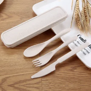 WHEAT STRAW CUTLERY SET