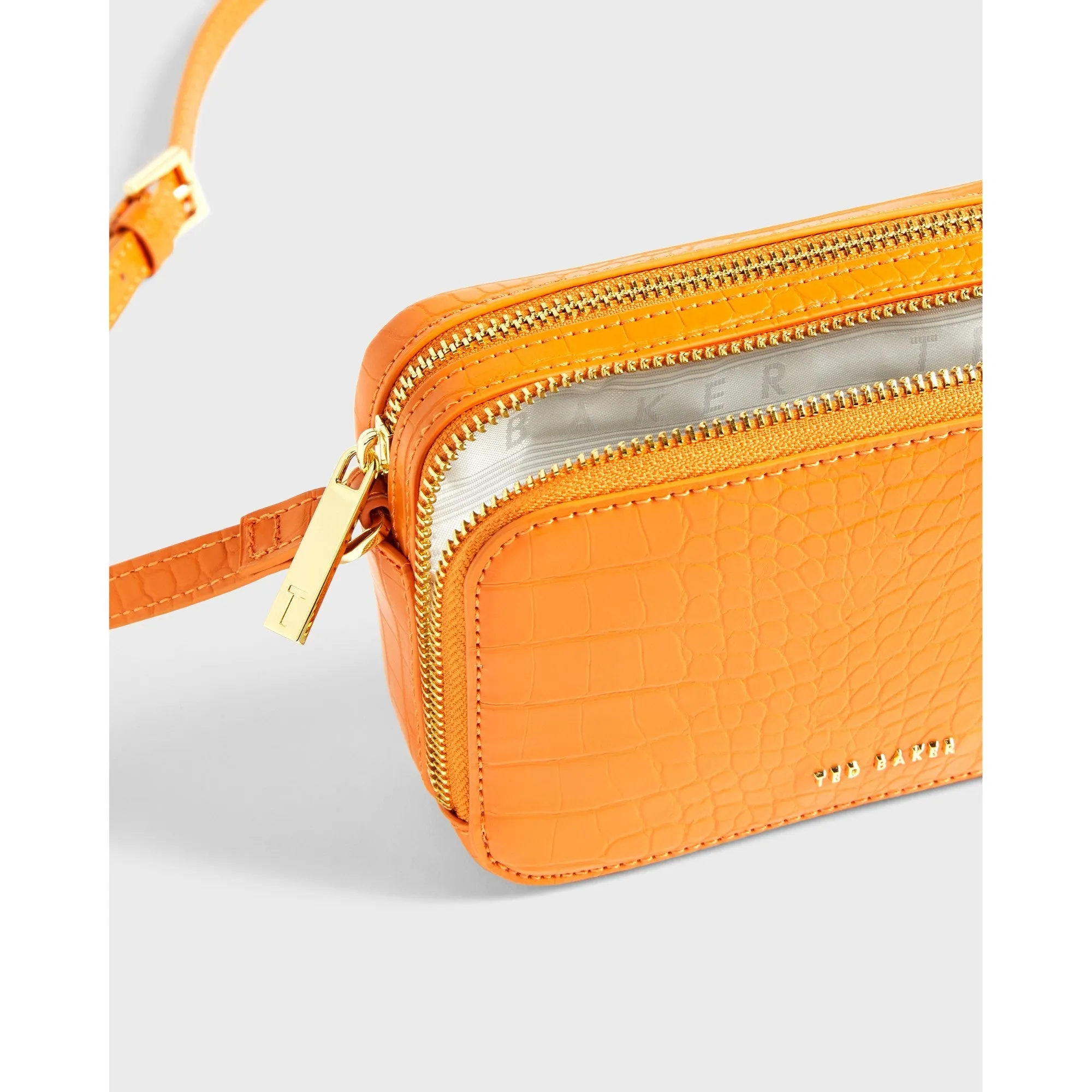 Women Stina-Double Zip Mini Camera Bag - Orange