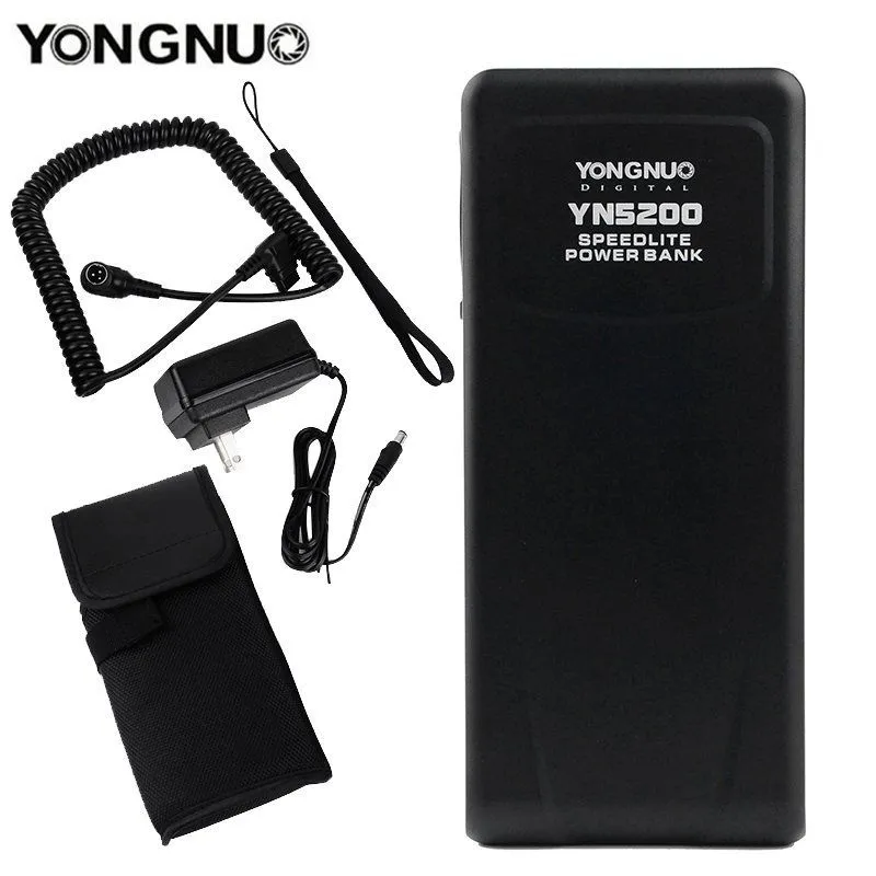 Yongnuo YN5200 Professional Speedlite PowerBank 5200 mAh for YN560 YN660 YN565 YN600EX-RT(II) Series for Canon 580EX II 600EX-RT(II)